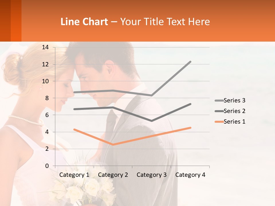 A Man And A Woman Standing Next To Each Other On A Beach PowerPoint Template