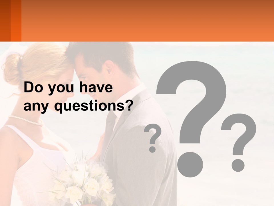 A Man And A Woman Standing Next To Each Other On A Beach PowerPoint Template