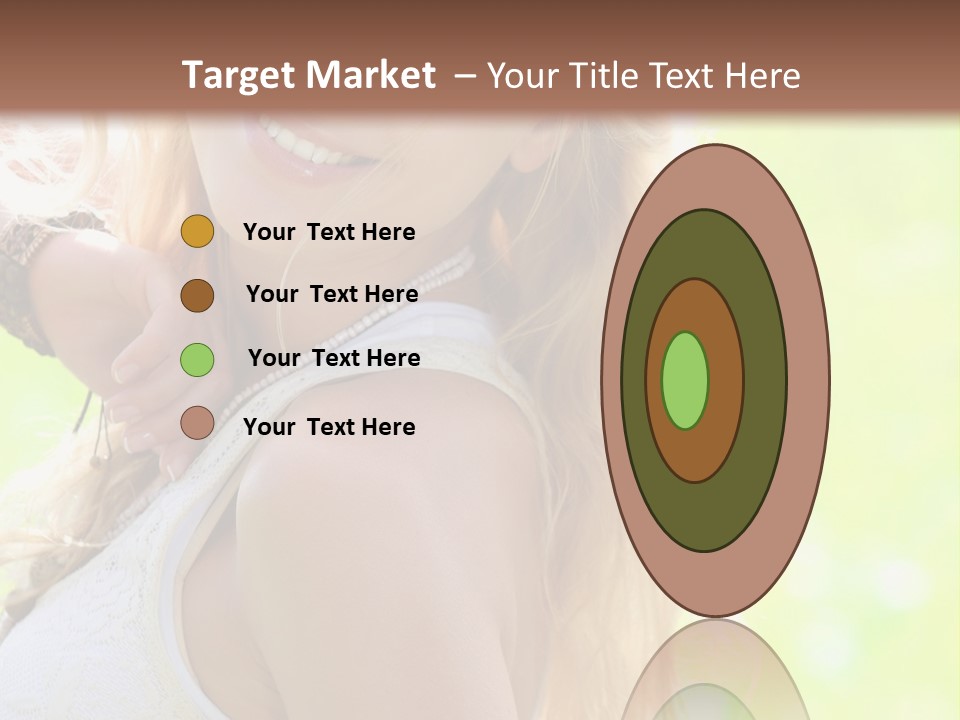 A Beautiful Blonde Woman Holding A Bird Powerpoint Template PowerPoint Template