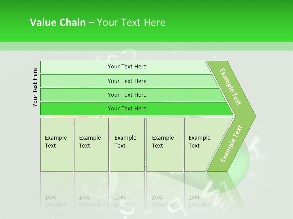 A Green Pill With Fruits And Vegetables In It PowerPoint Template