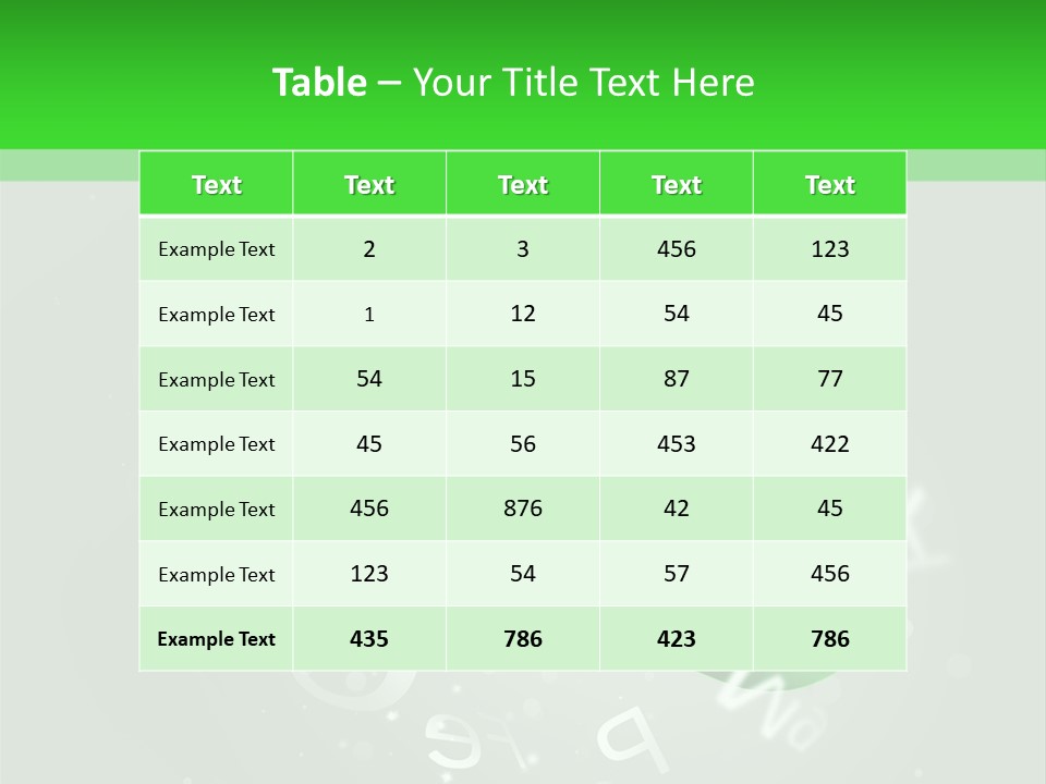 A Green Pill With Fruits And Vegetables In It PowerPoint Template