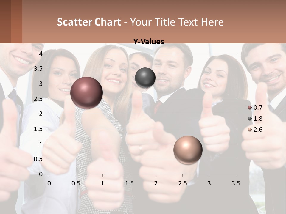 A Group Of Business People Giving Thumbs Up PowerPoint Template
