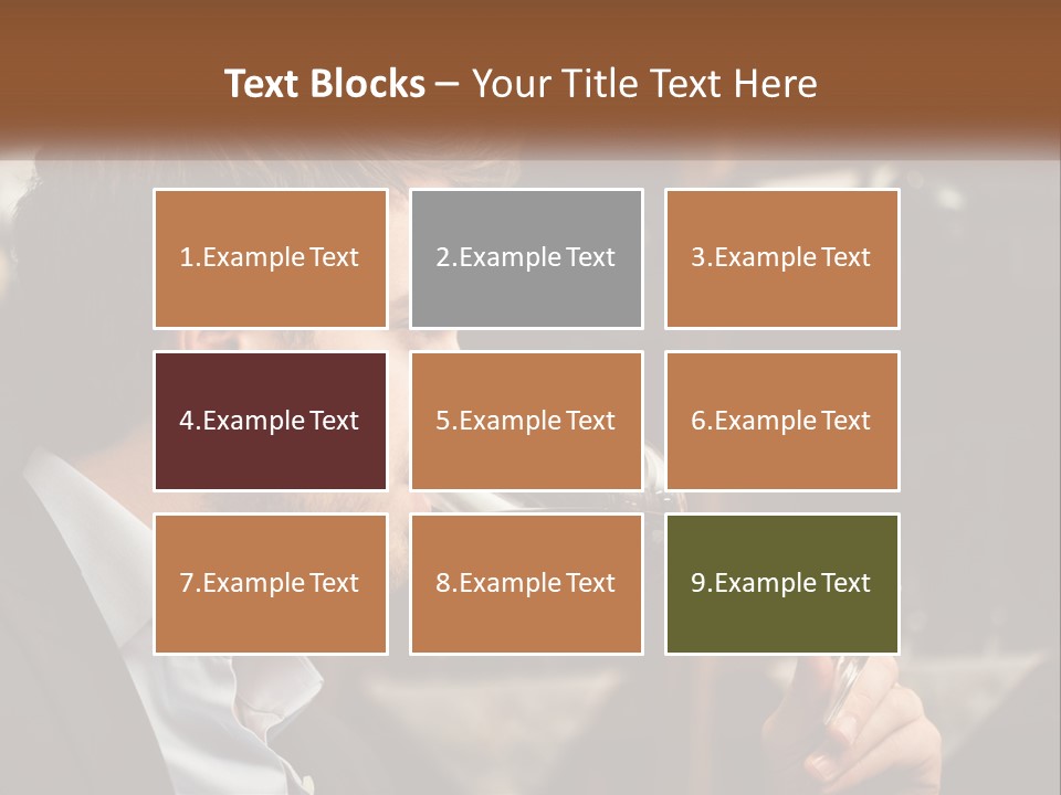 A Man Drinking A Glass Of Wine From A Wine Glass PowerPoint Template