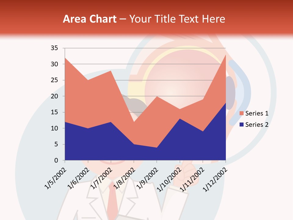 A Man In A Lab Coat Holding A Magnifying Glass PowerPoint Template
