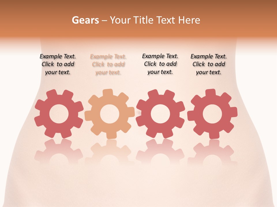 A Woman's Stomach With The Words Name Of Presentation On It PowerPoint Template