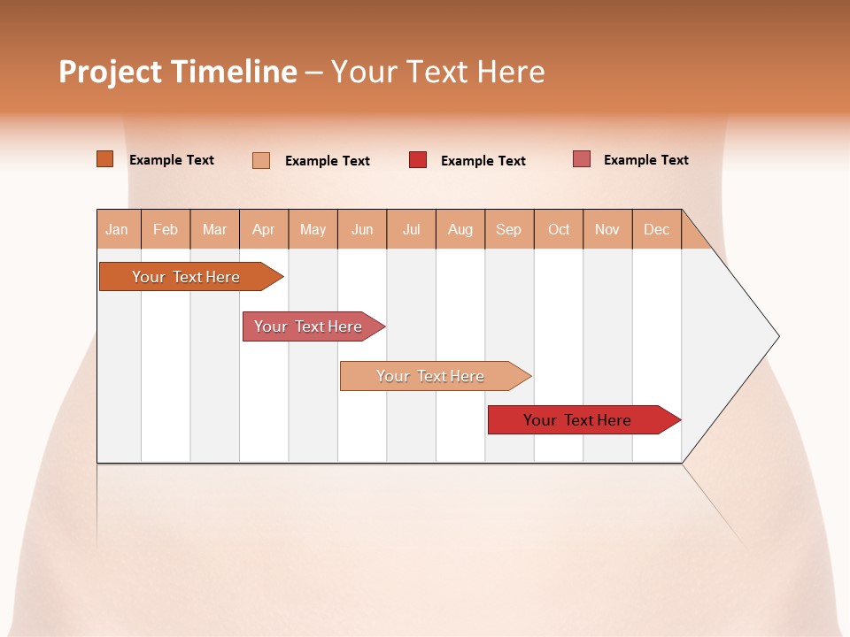 A Woman's Stomach With The Words Name Of Presentation On It PowerPoint Template