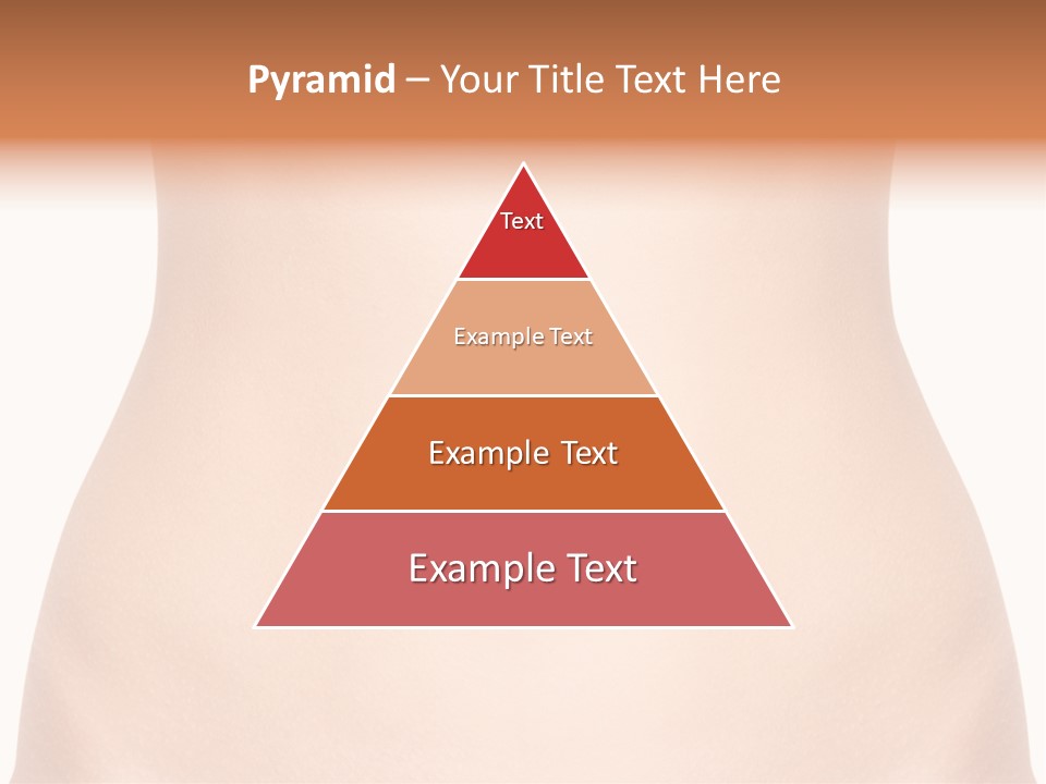 A Woman's Stomach With The Words Name Of Presentation On It PowerPoint Template