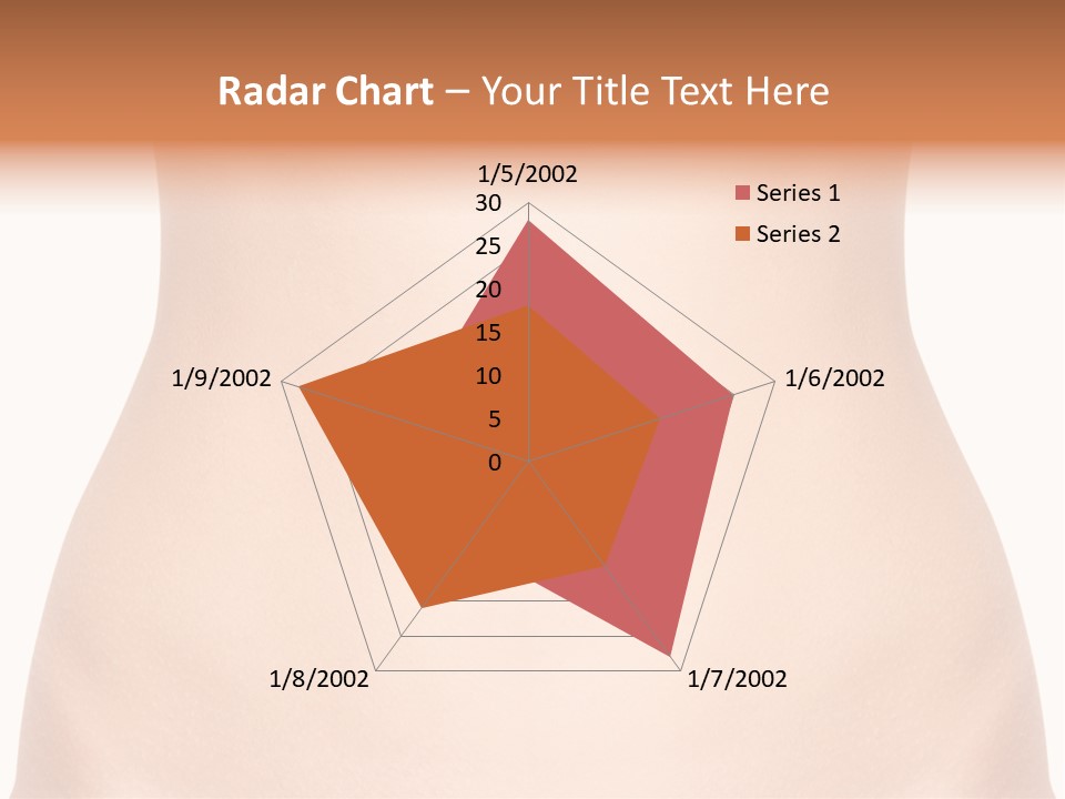 A Woman's Stomach With The Words Name Of Presentation On It PowerPoint Template