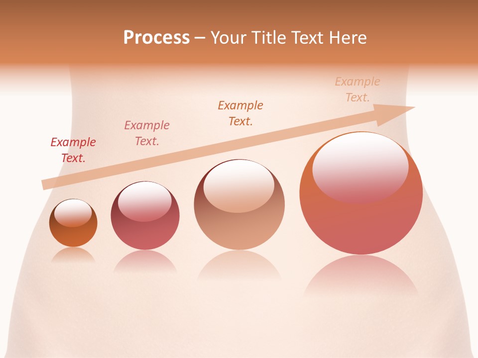 A Woman's Stomach With The Words Name Of Presentation On It PowerPoint Template