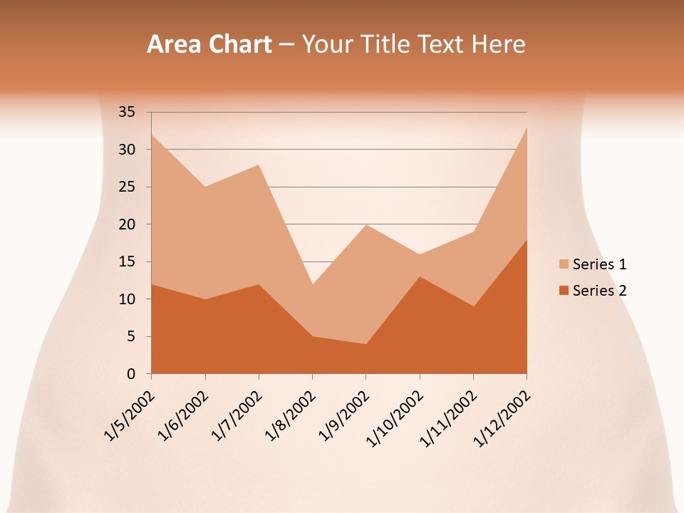 A Woman's Stomach With The Words Name Of Presentation On It PowerPoint Template