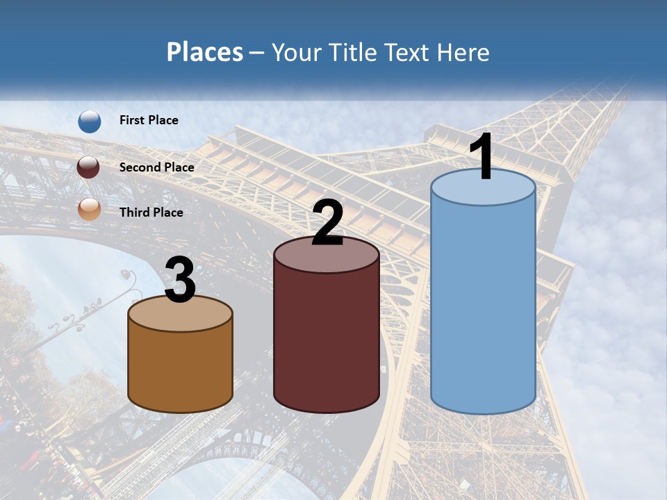 A Picture Of The Eiffel Tower In Paris PowerPoint Template