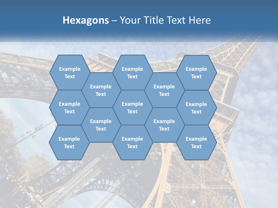 A Picture Of The Eiffel Tower In Paris PowerPoint Template