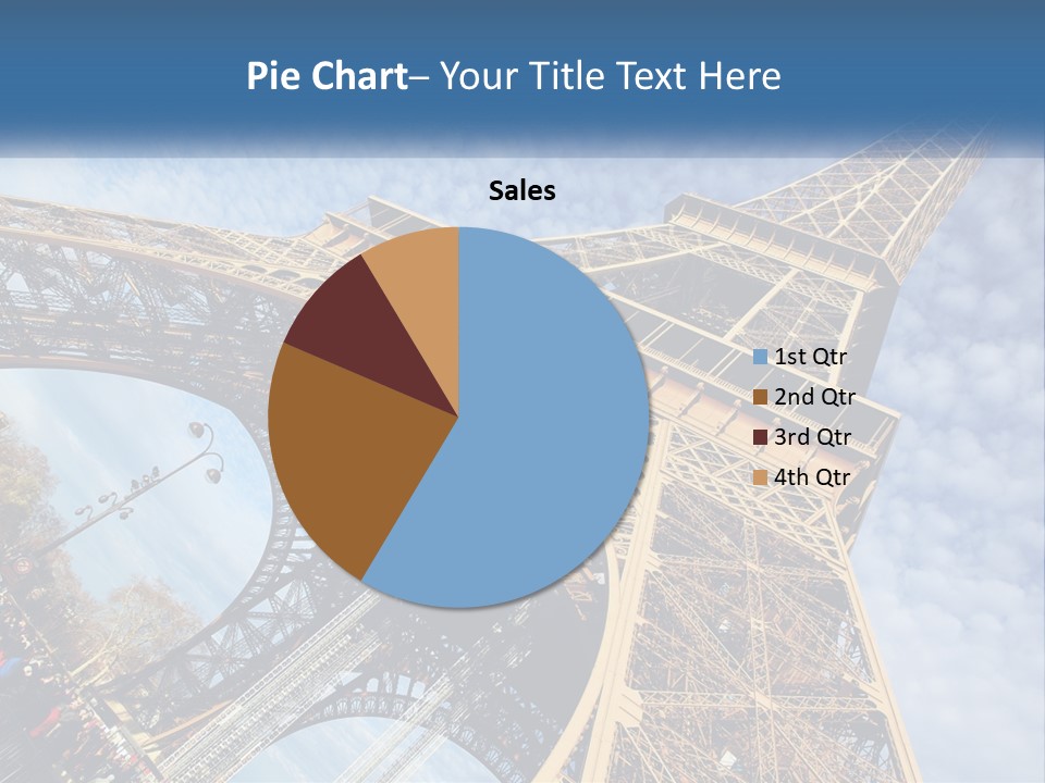 A Picture Of The Eiffel Tower In Paris PowerPoint Template