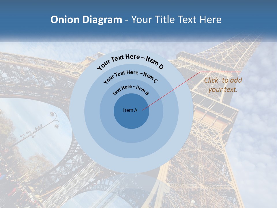 A Picture Of The Eiffel Tower In Paris PowerPoint Template