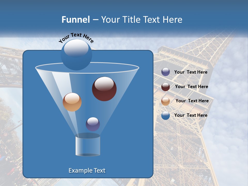 A Picture Of The Eiffel Tower In Paris PowerPoint Template