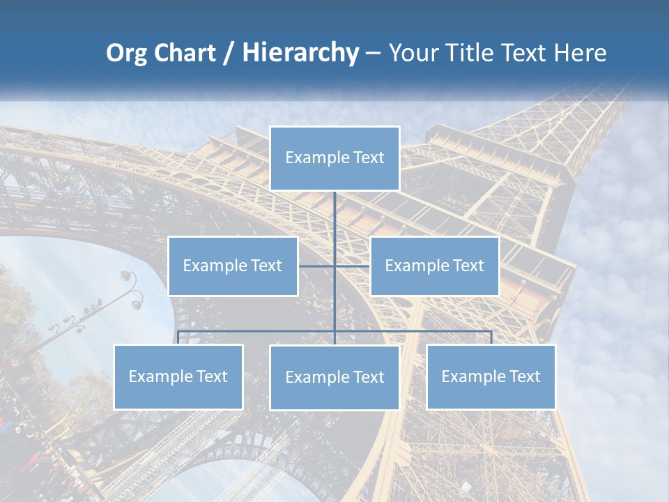 A Picture Of The Eiffel Tower In Paris PowerPoint Template