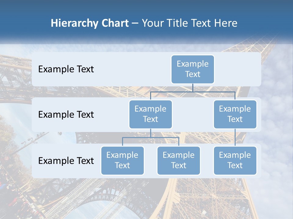 A Picture Of The Eiffel Tower In Paris PowerPoint Template