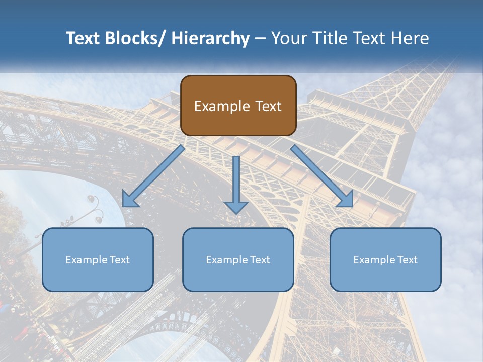 A Picture Of The Eiffel Tower In Paris PowerPoint Template