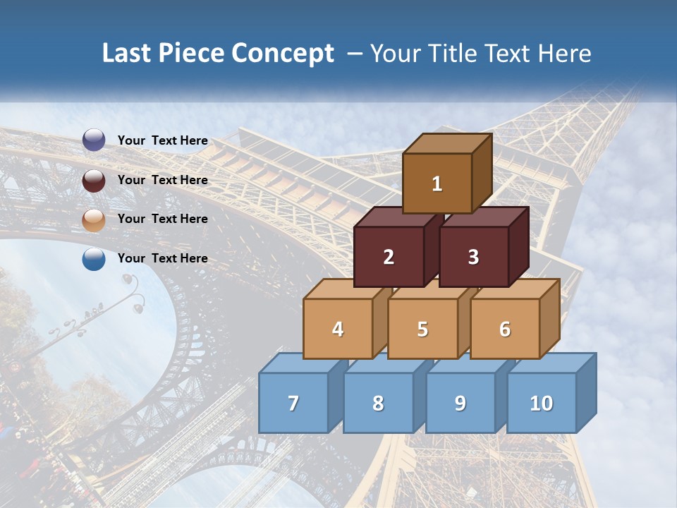 A Picture Of The Eiffel Tower In Paris PowerPoint Template