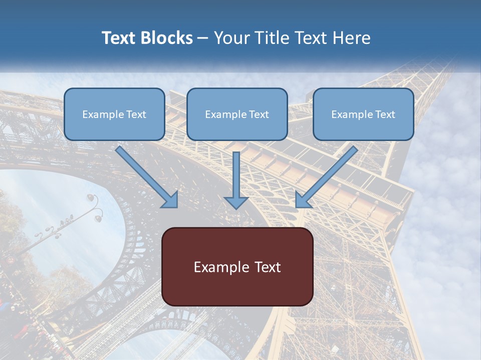 A Picture Of The Eiffel Tower In Paris PowerPoint Template