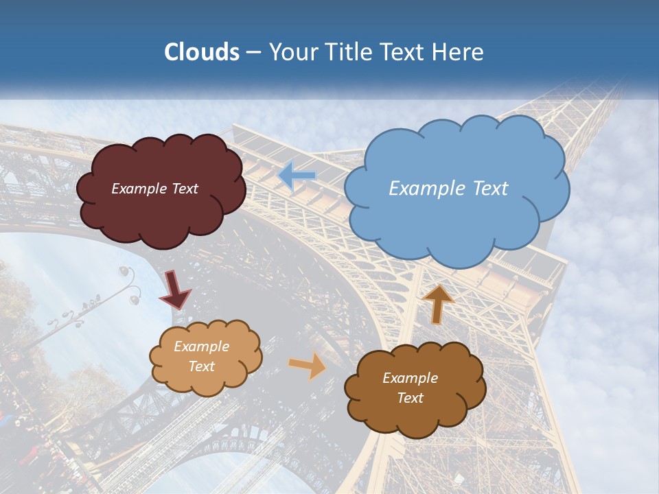 A Picture Of The Eiffel Tower In Paris PowerPoint Template