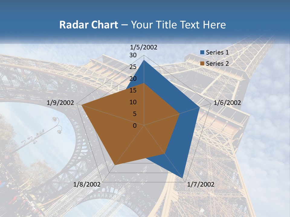 A Picture Of The Eiffel Tower In Paris PowerPoint Template