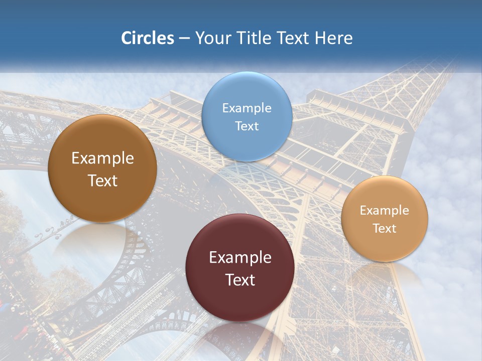 A Picture Of The Eiffel Tower In Paris PowerPoint Template