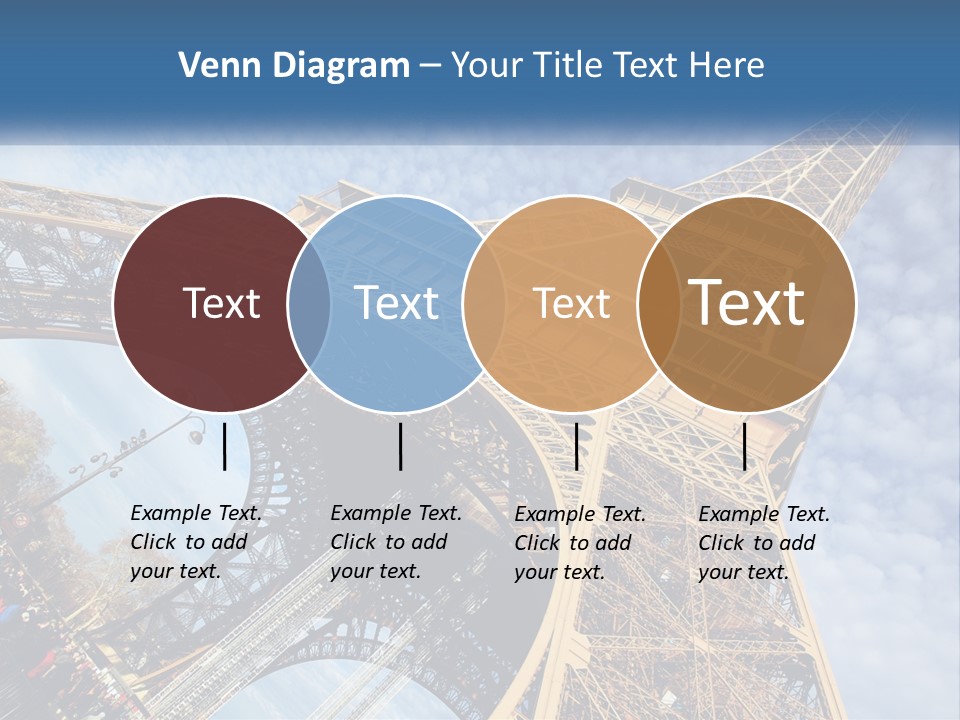 A Picture Of The Eiffel Tower In Paris PowerPoint Template