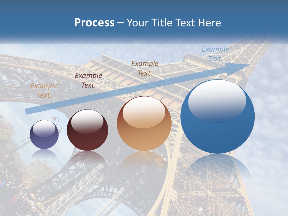 A Picture Of The Eiffel Tower In Paris PowerPoint Template