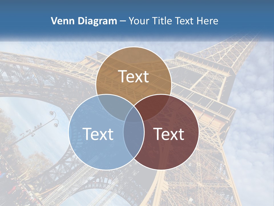 A Picture Of The Eiffel Tower In Paris PowerPoint Template