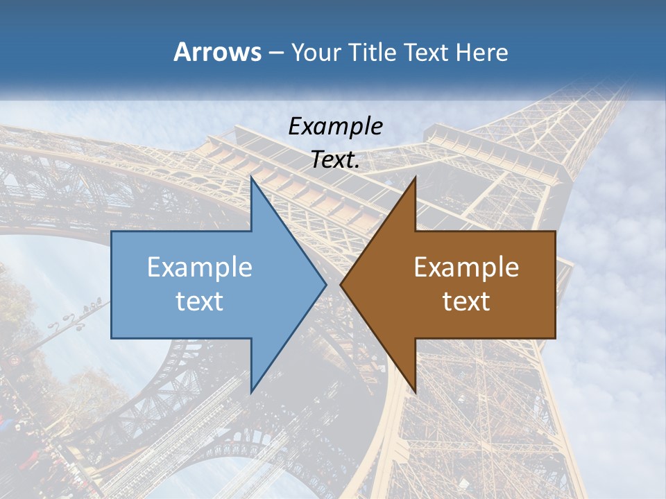 A Picture Of The Eiffel Tower In Paris PowerPoint Template