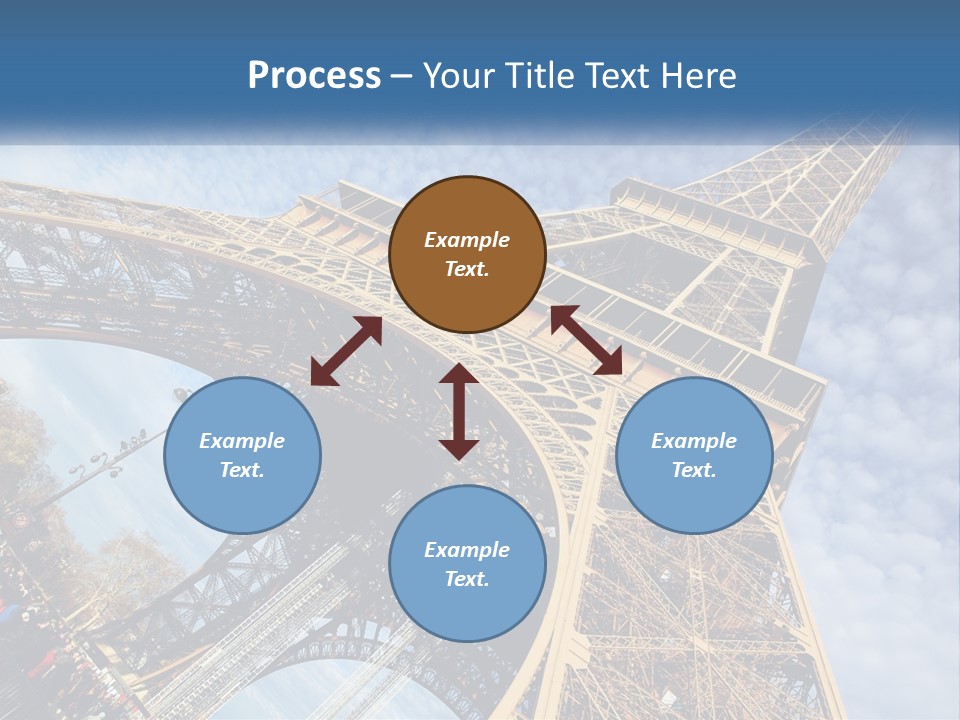 A Picture Of The Eiffel Tower In Paris PowerPoint Template