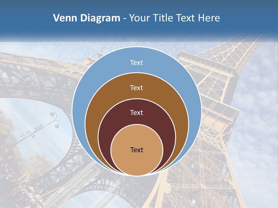 A Picture Of The Eiffel Tower In Paris PowerPoint Template