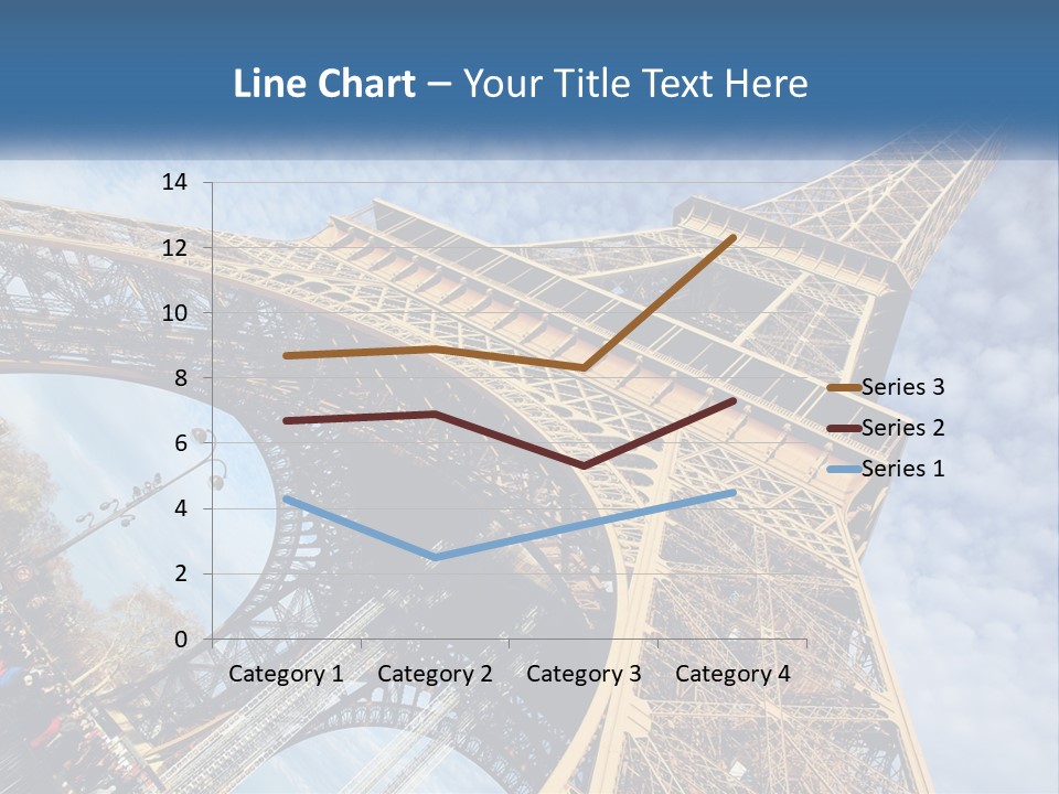 A Picture Of The Eiffel Tower In Paris PowerPoint Template