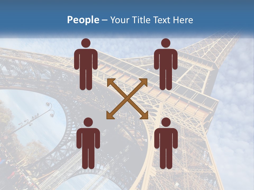 A Picture Of The Eiffel Tower In Paris PowerPoint Template