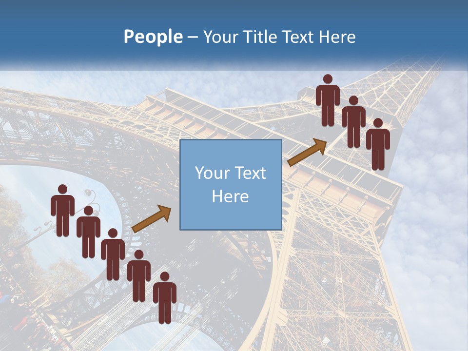 A Picture Of The Eiffel Tower In Paris PowerPoint Template