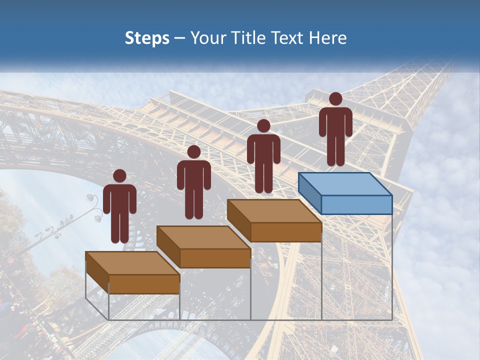 A Picture Of The Eiffel Tower In Paris PowerPoint Template