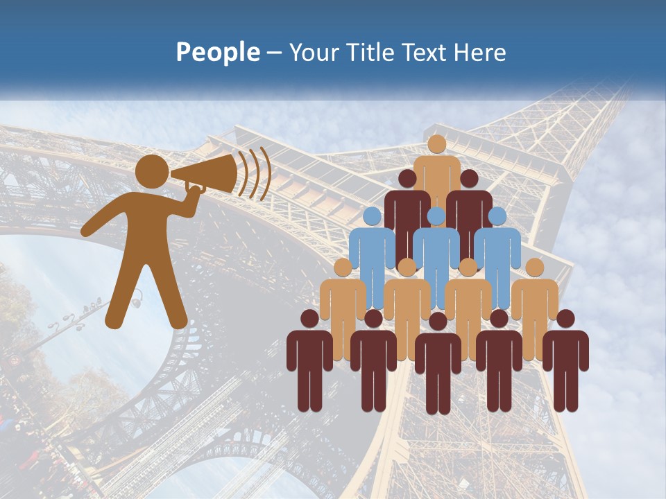 A Picture Of The Eiffel Tower In Paris PowerPoint Template