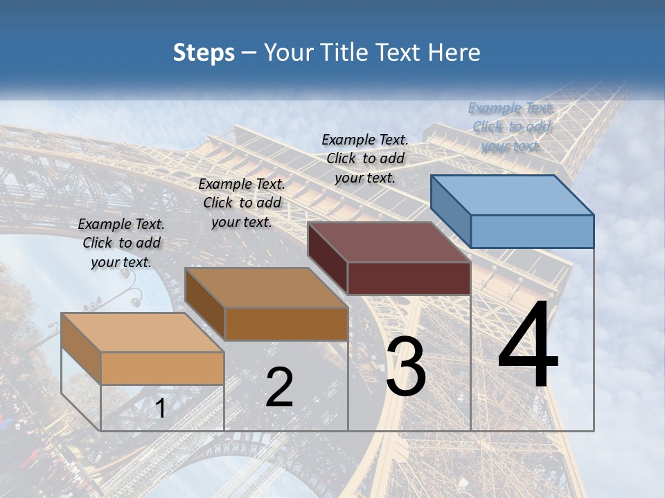 A Picture Of The Eiffel Tower In Paris PowerPoint Template