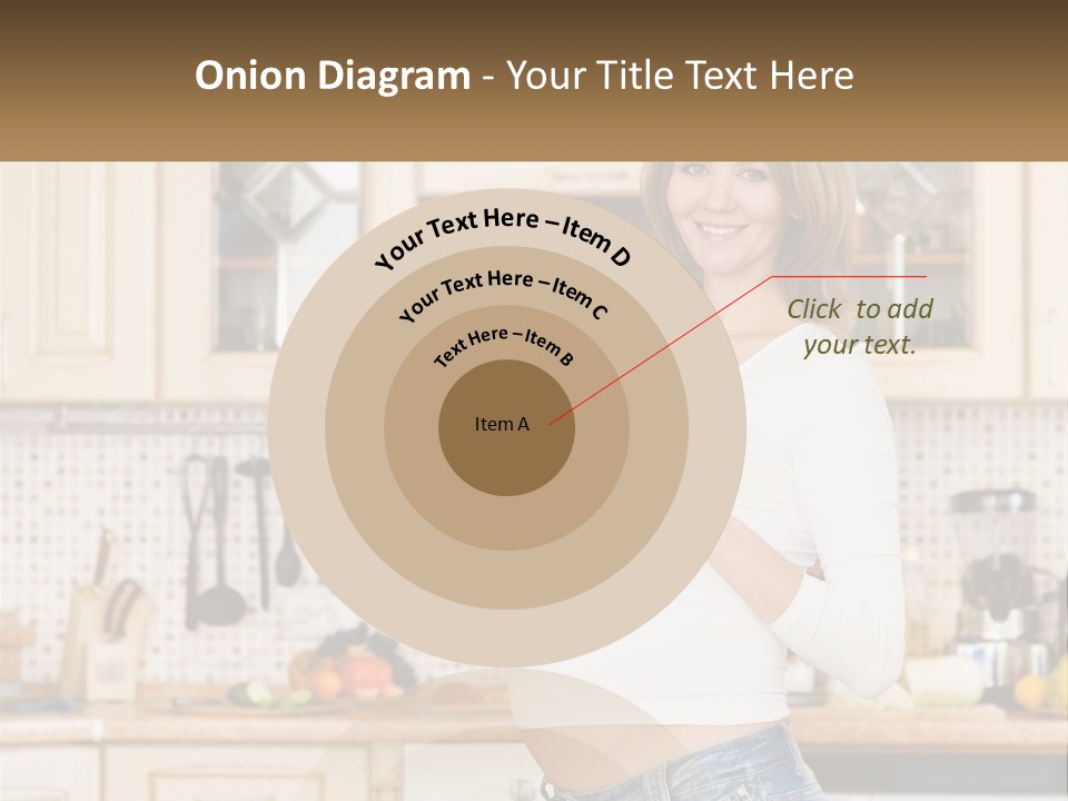 A Pregnant Woman Holding A Bowl Of Fruit In A Kitchen PowerPoint Template