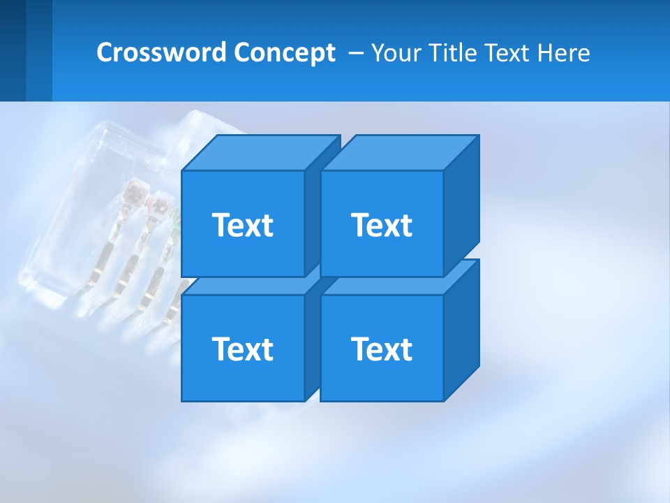 A Group Of Toothbrushes In A Plastic Case On A Blue Background PowerPoint Template