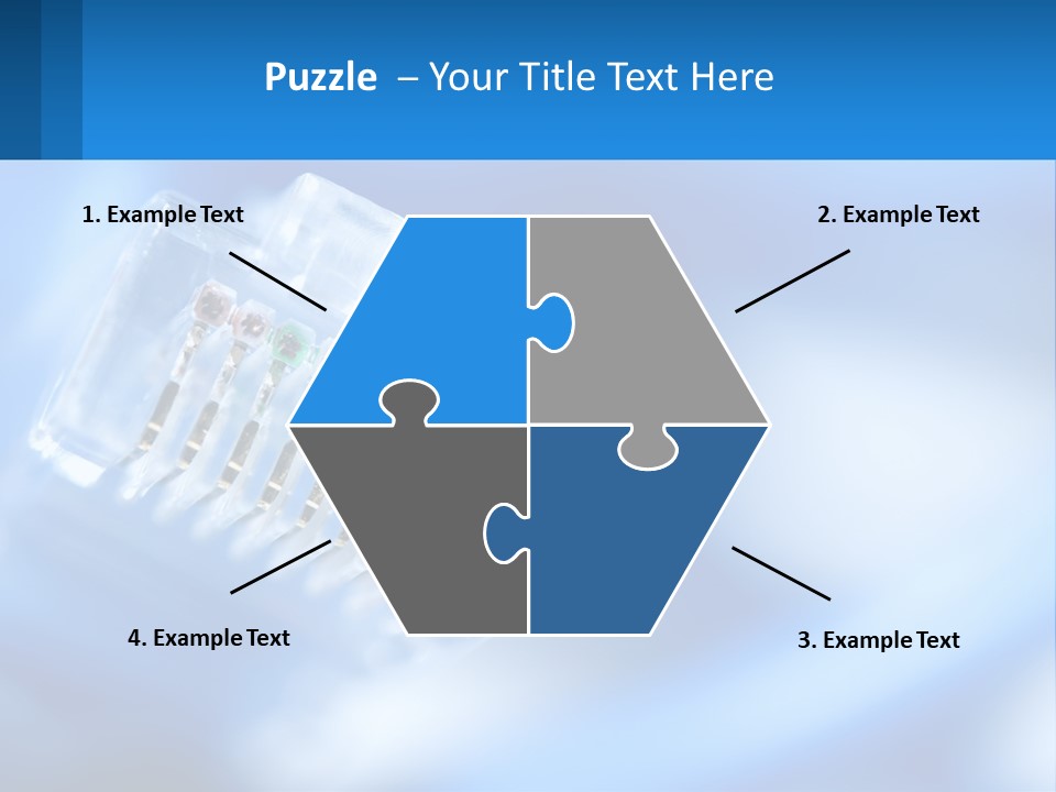 A Group Of Toothbrushes In A Plastic Case On A Blue Background PowerPoint Template
