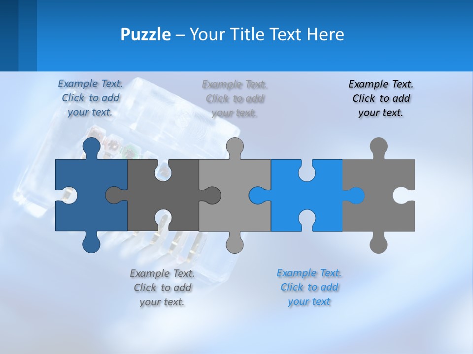 A Group Of Toothbrushes In A Plastic Case On A Blue Background PowerPoint Template