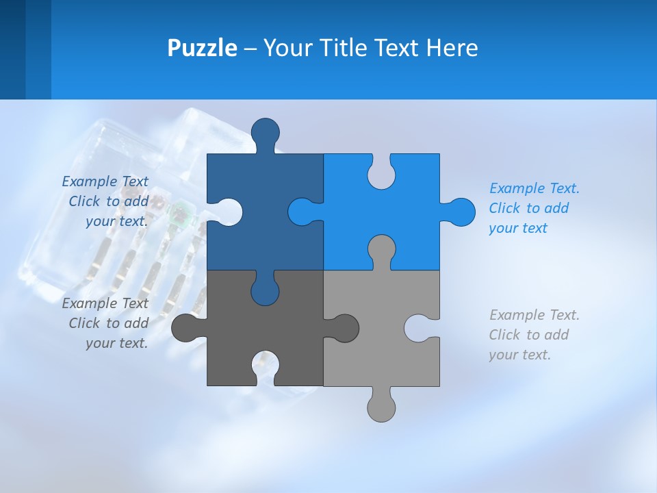 A Group Of Toothbrushes In A Plastic Case On A Blue Background PowerPoint Template