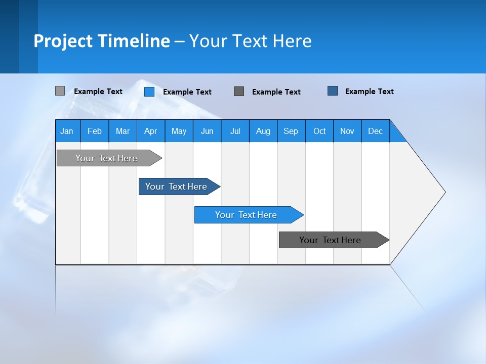 A Group Of Toothbrushes In A Plastic Case On A Blue Background PowerPoint Template