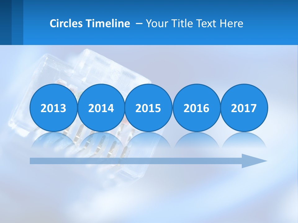 A Group Of Toothbrushes In A Plastic Case On A Blue Background PowerPoint Template