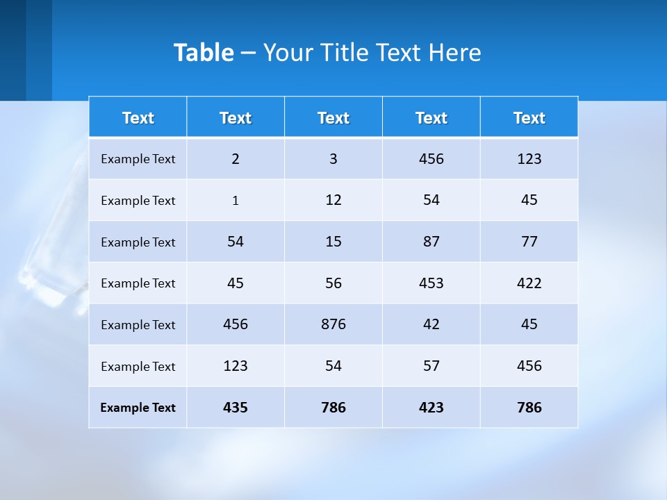 A Group Of Toothbrushes In A Plastic Case On A Blue Background PowerPoint Template