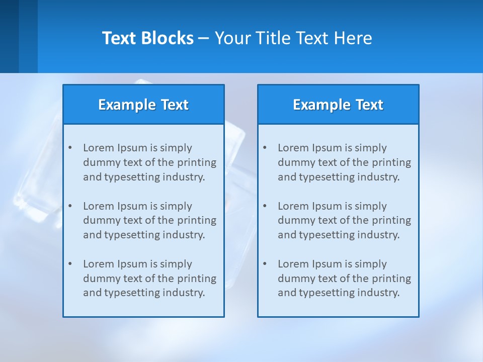 A Group Of Toothbrushes In A Plastic Case On A Blue Background PowerPoint Template