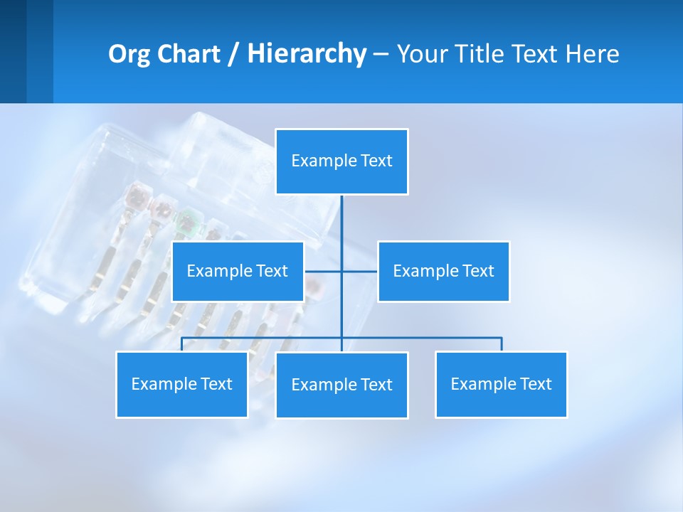 A Group Of Toothbrushes In A Plastic Case On A Blue Background PowerPoint Template