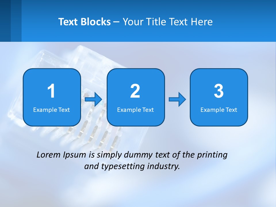 A Group Of Toothbrushes In A Plastic Case On A Blue Background PowerPoint Template